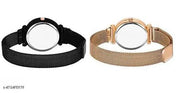 Analogue Dial New Magnet Watch for Women or Girls Combo