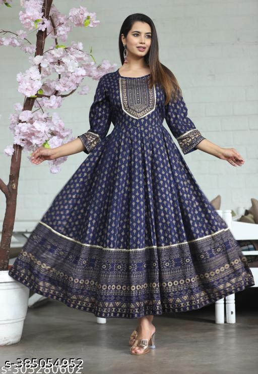 JAIPURI RAYON ANARKALI KURTI