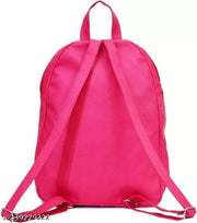 Stylish Pink PU Leather Backpack for Women & Girls | Trendy Studded Zip Design | Lightweight & Spacious Daily Use Bag