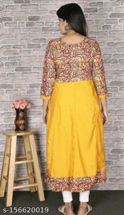 Woman sachin collection printed Anarkali kurti Combo of 2