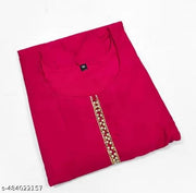 Maroon moti lace bandhani duptta kurti pent