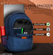 Medium Laptop Backpack || Branded Laptop bag For Man And Women || Comfortable backpack Multi-purpose blue bag || Backpack Most popular college/office