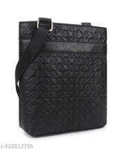 Walrus Classic III Series Black Colour Veagan Leather Sling Bag