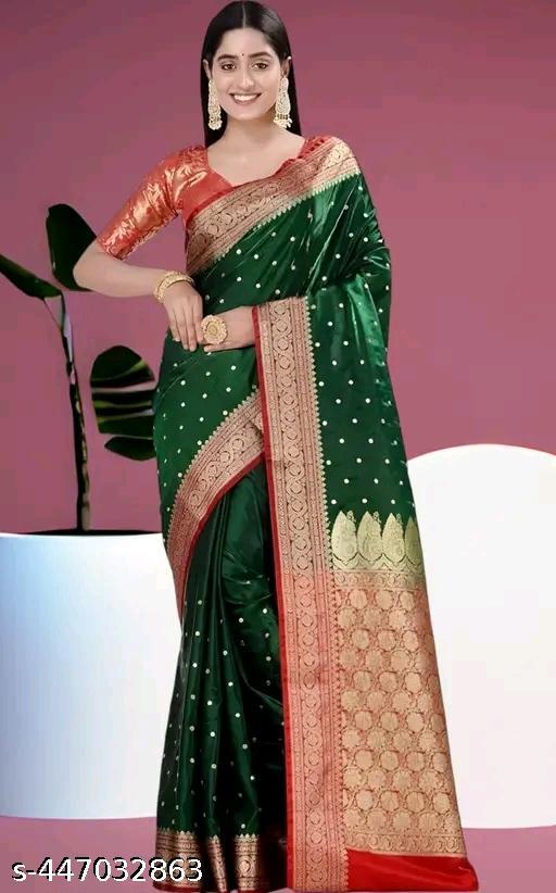 Banarasi satin silk saree