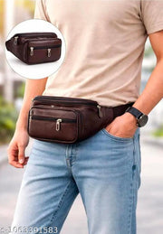 Men’s Premium Multi-Pocket Waist Bag | Crossbody Belt Bag | Travel & Daily Use