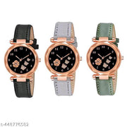 ButterFlyy Dial Combo Watch For Girls