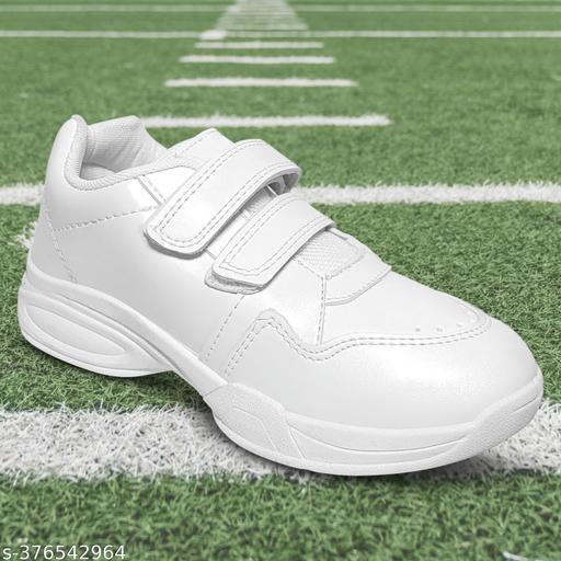 TieFit Kids Boys Comfortable & Breathable  Velcro School Uniform Shoes