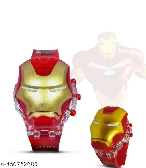 Music Play & Glowing Light Cartoon Cap Cover Digital Watch - For Girls and Boys