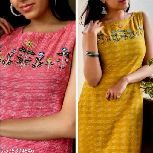 Trendy latest kurti combo