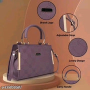 New Stylish Handbag with Embroidered Pattern