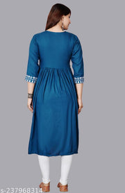 New Trendy Embroidery Gaithering Anarkali kurtis