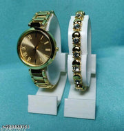 Alluring Stainless Steel Kadi Belt Analog Women Watches