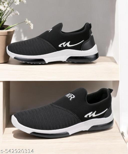 FK-Mexico Black Running Shoes