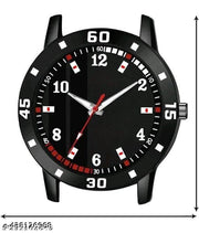BEST QUALITY BEST PRICE Classy Analogue Black Dial Tranding Pu Belt Watches For Men Boys