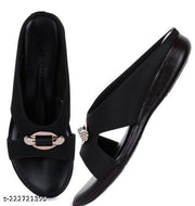 Flats Slippers Lycra Women Sandal & Girls