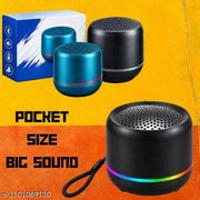 Wireless Bluetooth Speaker with Colorful RGB Light | Compact Portable Music Speaker
