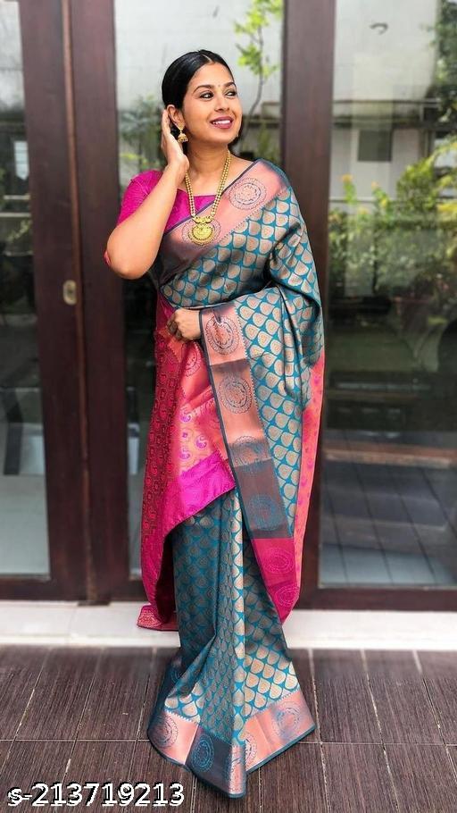 MAA AMAR FASHION kanjivarm Silk Saree
