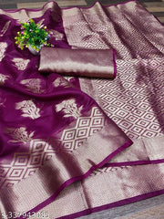 AKSHARA ORGANZA SAREE