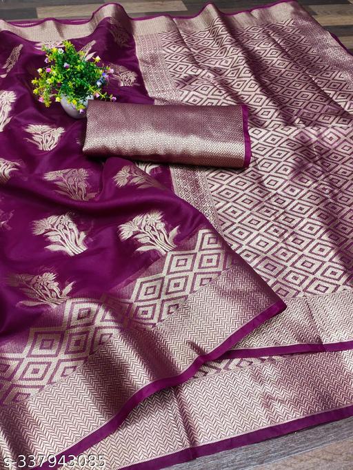 AKSHARA ORGANZA SAREE