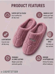 Women's Home Flip-Flops & Slippers Summer Indoor Bath Couple Bathroom Non-slip Unisex Sandals and Slippers Cute Teddy Flip Flops || Daily wear || Casual Wear ||