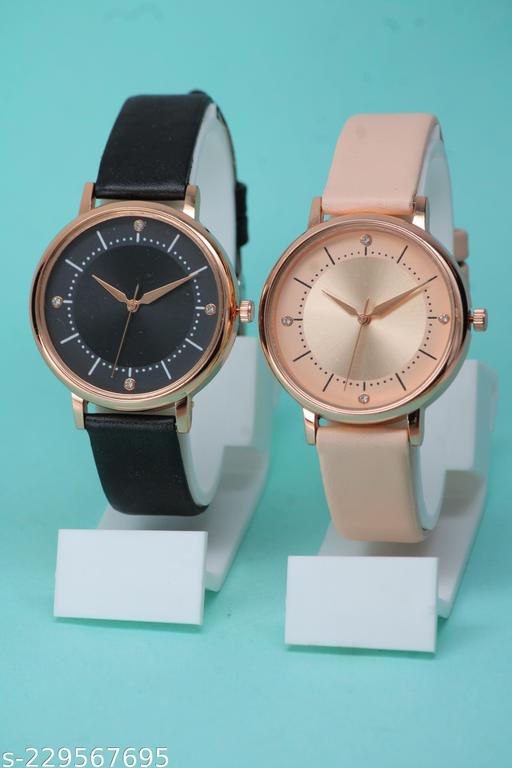 New Ethnic Flower Designer Leather Belt Analog Watches for Women Watches for Girls