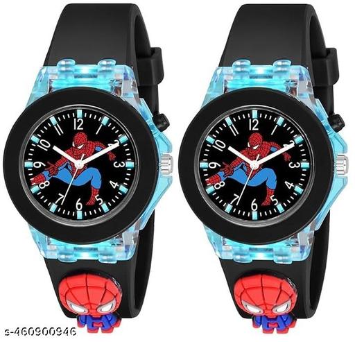 3D Cartoon Charecter Multi Colour Light Children Kids Watch for Boys Girls Analog Watch Boys Best Gift Baby Boys Girl Digital Watch for Kids Watch for 3+ to 11 Year Old boy Girl