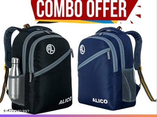 30 L Casual Waterproof Laptop Bag/Backpack for Men Women Boys Girls/Office School College Teens & Students (2 pice combo)