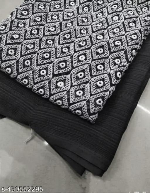 Designer Georgette  Saree with amazing weaving work attached blouse