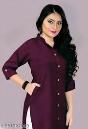 WRITE  HAND SIDE POCKET KURTI