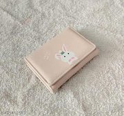 Many Beautiful Printed  Cute Small Girls Women Wallet Tri-folded  many More printed Wallet,1pc