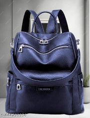 Bohobuzz Backpack Purse for Women Convertible Travel Vintage PU Leather Bag(Backpack,bag,backpack for women women bag fashion,stylish)