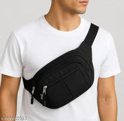 Men Sling Bag | Crossbody Chest Bag | Travel Shoulder Bag | Multi Pocket Unisex Bag