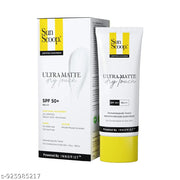 SunScoop Ultra Matte Dry Touch Sunscreen SPF 50 PA+++ | Matte Finish | Zinc Oxide & 0.1% ww Salicylic Acid for Oily Acne Prone Skin | Broad Spectrum, Non Comedogenic & No White Cast | Unisex | 45gm