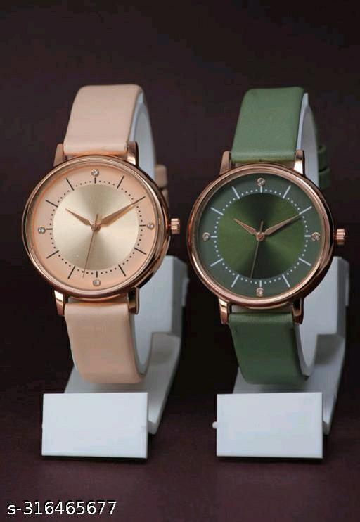 Shree Classy Ethnic Designer Leather Belt Analog Watches for Women Watches for Girls