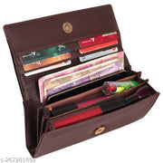 YESSBENZA Artificial Leather Casual unique Women's Wallets Clutch Mobile Handpurse 6 Multiple Cards Slot