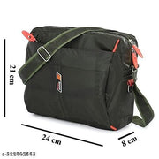 Nylon Unisex Sling bag Cross Body Multipurpose Hand Bag For Men & Women (Navy Blue)
