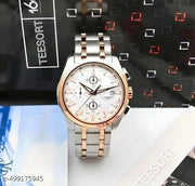 metal belt date indicate watch for mens