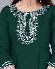 women anarkali kurti