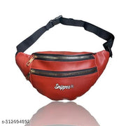 Snipper Waist Bag for Men Fanny Pack for Women Fanny Pack for Men Waist Bag for Women Chest Bag for Women Waist Pouch for Men Waist Bag for Boys Waist Bags for Girls Fanny Bag – Tan with golden chains