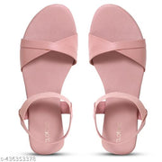 Women Casual Flat Sandal | Women Flat Slipper | Sandal for Women | Casual Flat Sandal for Party | Women Footwear | Chappal For Girls | Slippers | Flat Women | Casual & Comfrot Flat | (Pink)