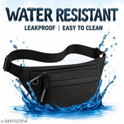 Waist Bag, Multi-Pocket Lightweight, Durable Compact Fanny Pack (Grey)