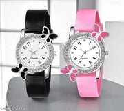 Analog watch combo for women