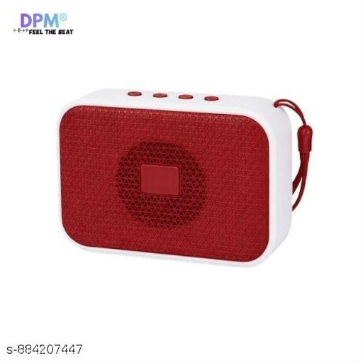 DPM Wireless Speaker with Mic, Deep Bass Audio, USB TF Playback, RGB Lights
