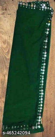 NEW FENCY GEORGETTE CUT WORK SAREE