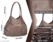 Women Brown Shoulder Bag latest trendy handbags for girls daily use shoulder bag for women pu leather ladies bag