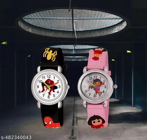 Analog Watch - For Boys New Stylish Trending The Explorer Kids 2 Watch Combo For Girls New High Quality Led|  Watch for kids|