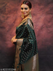 Unique Soft Silk Saree With Wonderful Blouse Piece