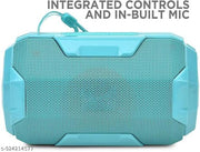GeneCore 2-in-1 Bluetooth Speaker with Torch Light | Wireless Portable Speaker | FM Radio, USB, TF Card Support | Rechargeable Outdoor Speaker with Mic
