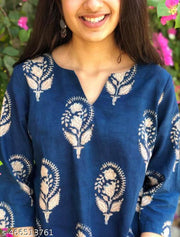 100% COTTON Short Kurti For Women&Girl's