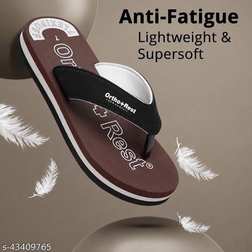 Ortho + Rest Soft and Comfortable Slippers for Men's | Gents Slippers | Orthopedic & Diabetic Slipper| Doctor Chappal